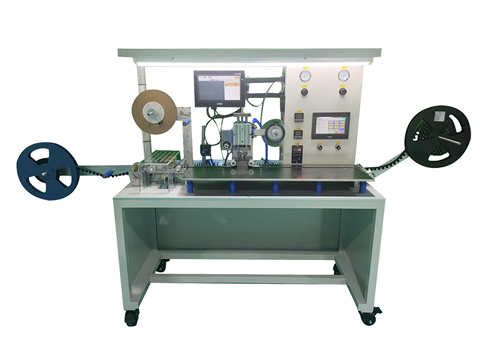 Vertical Semi-Automatic Tape Strapping Machine SRM-0501 for SMD Tape and Reel Packaging