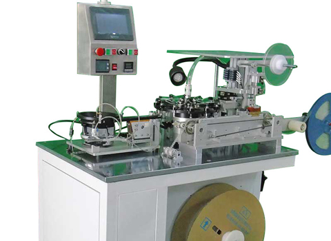 Turret Type Automatic Taping Machine SAS-100 for High-Speed SMD Packaging